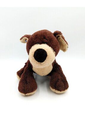 Webkinz Mocha Pup HM348 Ganz Brown Plush Puppy Dog Stuffed Toy No Code
